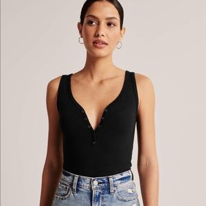 Abercrombie Slim Fit Henley Tank Top